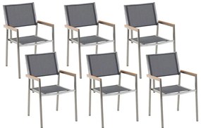 Szék szett 6db Grosso (szürke). 1011514