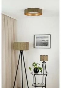 Brilagi - LED mennyezeti lámpa BOSTON ROLLER LED/24W/230V pr. 45 cm barna/arany