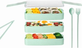 Uzsonnás doboz Ételtároló doboz Zöld 900ml
