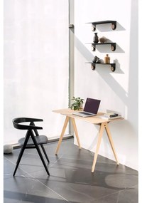 Tölgyfa íróasztal 60x120 cm Ava – Gazzda