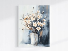 Vászonkép Canvas Dekoráció Természet Virágok Váza Csokor Tavasz 60x80