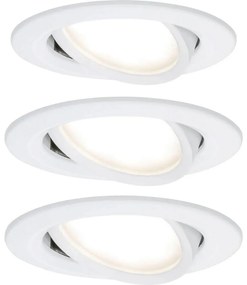 Paulmann 93449 - KÉSZLET 3xLED/6,5W IP23 Fürdőszobai beépíthető lámpa NOVA 230V