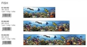 FISH öntapadós konyhai poszter, 260x60 cm
