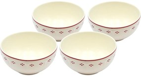 Mäser Lova Red tálkészlet, 14 cm, 4 db