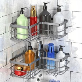 Yazoni Fürdőszoba Polcok 2 Db Sarok 59683