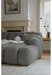 Szürke sarokkanapé (jobb oldali-heverő résszel) Shell – Miuform