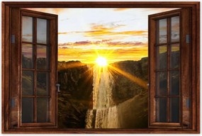 Poszterek 60x40 Naplemente Vízesés