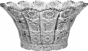 Saláta tálaló Kristály 15,5 cm Csillagok Bohemia Hand Made