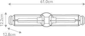 Hinkley Lighting Masthead HK-MASTHEAD2-PCBK Fali lámpa 2x40W/E27 IP44