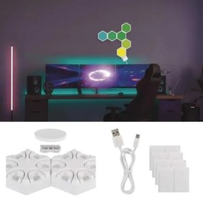 RGBIC Dimmelhető asztali lámpa GoSmart LED/5,5W/230V Wi-Fi Tuya