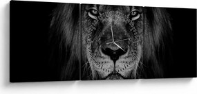 Kép - Az oroszlán és felsége (órával) (90x30 cm)