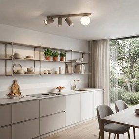 Brilagi - SELE BALL irányítható spotlámpa 3xGU10/30W/230V + 1xG9/10W bézs