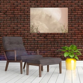 Kép - Rózsaszín telihold (90x60 cm)