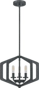 ELSTEAD QZ-VANGUARD-3P-OK VANGUARD Klasszikus Függesztett Lámpa Fekete E14 IP20