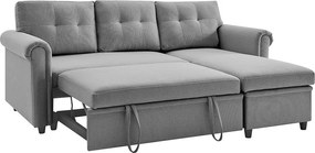 Catini NESTA sarok ülőgarnitúra, szürke