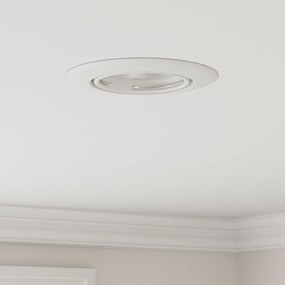 Beépített Spotlámpák 24 db Kerek GU10 Fehér Ø90 mm Acél