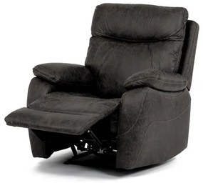 Barna Vintage Szövet Elektromos Vezeték Nélküli Relax Fotel. TV-4094 COF3