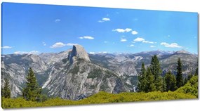 Festmények 115x55 Hegyi tájkép Panoráma