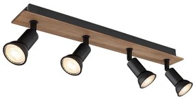 Globo 57998-4W - DREW 4xGU10/35W/230V fa/fém spotlámpa