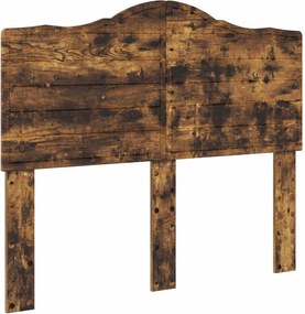 vidaXL Fejtámla Füstölt tölgy 120 cm Faanyag