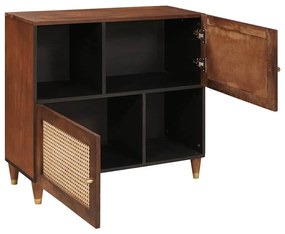 Média tárolószekrények és állványok Barna 80 x 33.5 x 75 cm