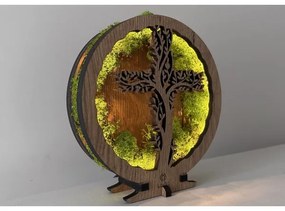 Li-Go 23622/DUB2 - LED dimmelhető asztali dekoráció LED/12W/230V 20x22 cm tölgy