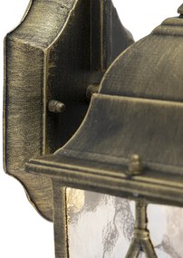 Okos romantikus kültéri fali lámpa bronz, WiFi-vel A60 - London