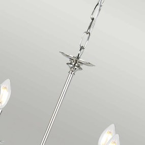 Elstead Lighting FINSBURY PARK FP6-POL-NICKEL Csillár 6x60W/E14