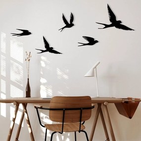 Fém fali dekoráció, Crow