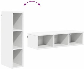 Függő szekrény polcokkal Riga Fehér 20 x 29,5 x 80 cm Faanyag