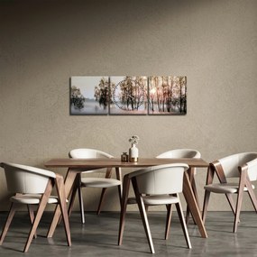Kép - reggeli szárazság (órával) (90x30 cm)