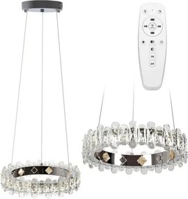 MORETTI MO7296 KRISTAL Króm Színű Függeszték LED 44W 3000-6000K IP20