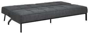 Sötétszürke kinyitható kanapé 198 cm Perugia – Actona