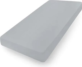 Prémium jersey lepedő gumival 110x190, 120x200x30, szürke_42, Matex