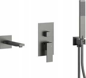 Kfa Falsík Alatti Kádszett Logon Csapteleppel, Gun Metal Grey Pvd