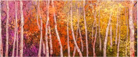 Egy kép egy színes erdőről (120x50 cm)