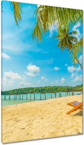 Vászonkép 80x120 Strandolás a nyaralás alatt