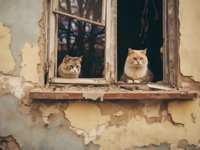 Poszter 100x75cm Megmentett szépség a romokban