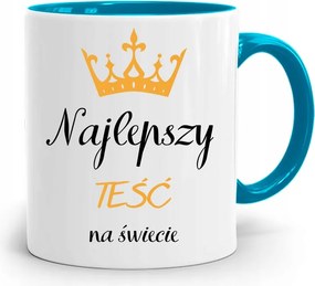 Kék Bögre Ajándék Apósnak A Legjobb Após fényképes nyomattal