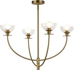 Elstead Lighting Sylvia ALM-SYLVIA4-BG-CL CsillĂĄr 4x40W/E14 IP20