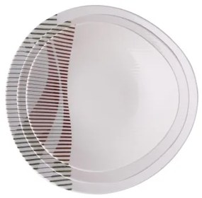 24 részes színes porcelán étkészlet