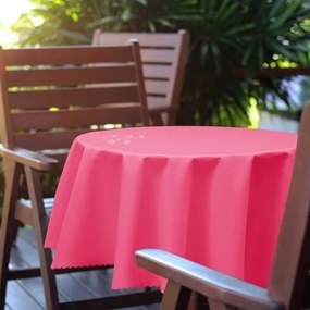 Kerek kerti asztalterítő Ø 150 cm rózsaszín