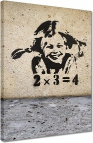 Vászonkép 30x40 Banksy A szeplős lány