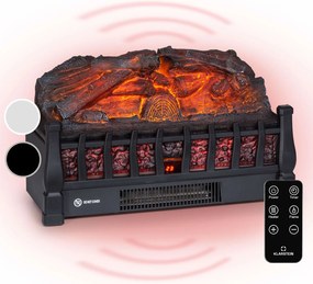 Klarstein Kamini FXL 2G, elektromos kandalló, kandallóbetét, 1800 W, 3D LED lángillúzió