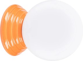 Fürdőszobai fali lámpa Zori narancssárga kerámia IP44 Sollux Lighting