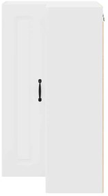 Fali konyhaszekrény polcokkal Fehér 57 x 57 x 100 cm Faanyag