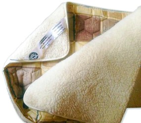 Ortho-Sleepy gyapjú/vászon takaró barna színben 480 g/m² / 140x200 cm