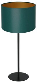 Luminex Asztali lámpa ARDEN 1xE27/60W/230V átm. 25 cm zöld/arany LU3554