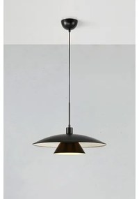 Markslöjd 108431 - Csillár zsinóron MILLINGE 1xE27/40W/230V fekete