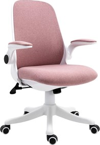 Vinsetto Forgós Irodai Szék Fekvő Funkcióval, Magasságában Állítható Kartámaszokkal, 120 kg Teherbírás, Irodába vagy Hálószobába, 62.5x60x94-104 cm Ró